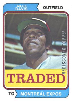 2017 Topps - Rediscover Topps 1974 Topps Traded Stamped Buybacks Silver #165T Willie Davis Front