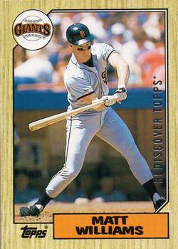 2017 Topps - Rediscover Topps 1987 Topps Traded Stamped Buybacks Silver #129T Matt Williams Front