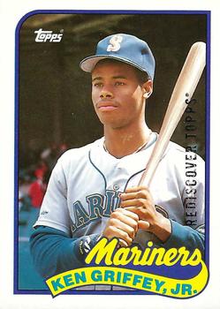 2017 Topps - Rediscover Topps 1989 Topps Traded Stamped Buybacks Silver #41T Ken Griffey Jr. Front