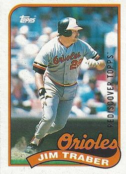 2017 Topps - Rediscover Topps 1989 Topps Stamped Buybacks Silver #124 Jim Traber Front