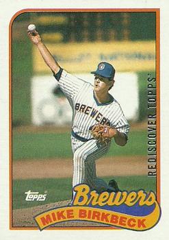 2017 Topps - Rediscover Topps 1989 Topps Stamped Buybacks Silver #491 Mike Birkbeck Front