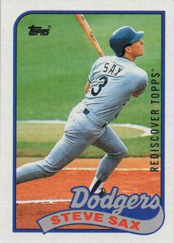 2017 Topps - Rediscover Topps 1989 Topps Stamped Buybacks Silver #40 Steve Sax Front
