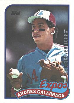 2017 Topps - Rediscover Topps 1989 Topps Stamped Buybacks Silver #590 Andres Galarraga Front
