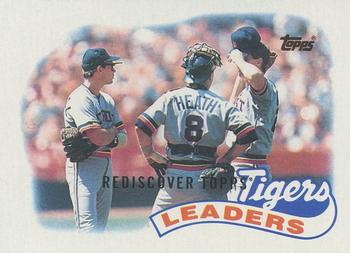 2017 Topps - Rediscover Topps 1989 Topps Stamped Buybacks Silver #609 Tigers Leaders Front
