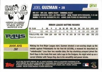 2017 Topps - Rediscover Topps 2006 Topps Updates & Highlights Stamped Buybacks Silver #UH141 Joel Guzman Back