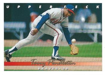1993 Upper Deck #163 Terry Pendleton Front
