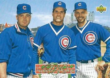 1993 Upper Deck #483 Ivy Leaguers (Randy Myers / Ryne Sandberg / Mark Grace) Front