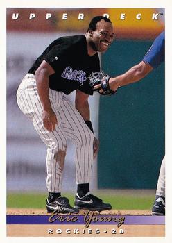 1993 Upper Deck #521 Eric Young Front