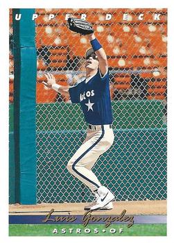 1993 Upper Deck #572 Luis Gonzalez Front