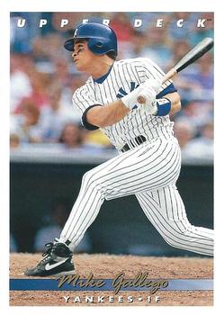 1993 Upper Deck #600 Mike Gallego Front