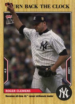 2022 Topps Now Turn Back the Clock #3 Roger Clemens Front
