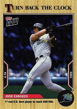 2022 Topps Now Turn Back the Clock #15 Jose Canseco Front
