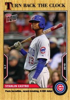 2022 Topps Now Turn Back the Clock #38 Starlin Castro Front