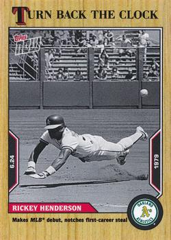 2022 Topps Now Turn Back the Clock #86 Rickey Henderson Front