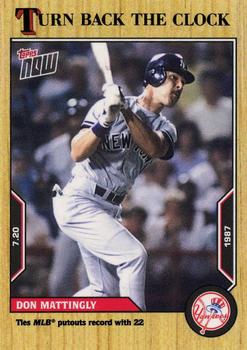 2022 Topps Now Turn Back the Clock #112 Don Mattingly Front