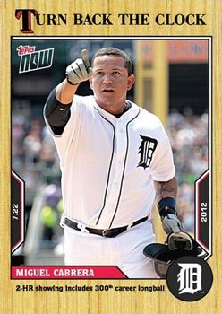 2022 Topps Now Turn Back the Clock #114 Miguel Cabrera Front