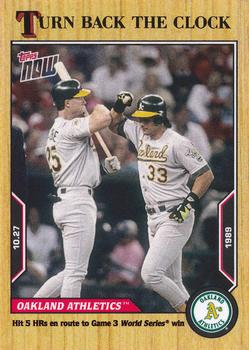 2022 Topps Now Turn Back the Clock #211 Oakland Athletics Front