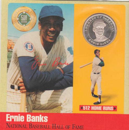 1990 National Baseball Hall of Fame and Museum The Legends of Baseball 500 Club #NNO Ernie Banks Front