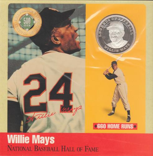 1990 National Baseball Hall of Fame and Museum The Legends of Baseball 500 Club #NNO Willie Mays Front