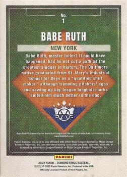 2022 Panini Diamond Kings #1 Babe Ruth Back