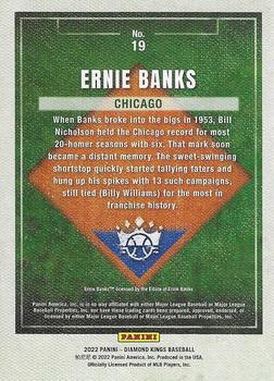 2022 Panini Diamond Kings #19 Ernie Banks Back