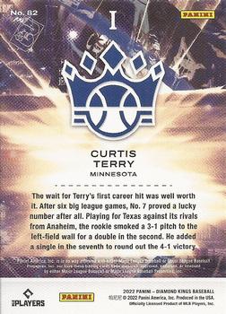 2022 Panini Diamond Kings #82 Curtis Terry Back