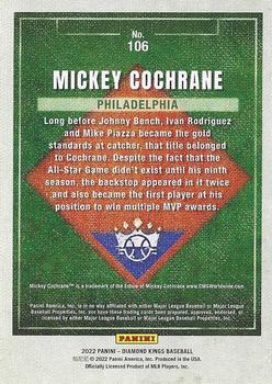 2022 Panini Diamond Kings #106 Mickey Cochrane Back