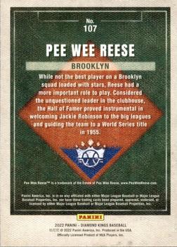 2022 Panini Diamond Kings #107 Pee Wee Reese Back