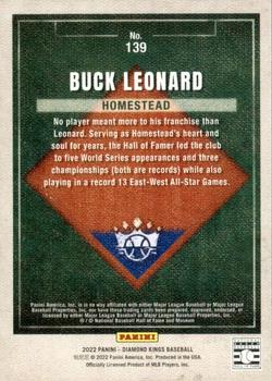 2022 Panini Diamond Kings #139 Buck Leonard Back