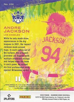 2022 Panini Diamond Kings #156 Andre Jackson Back