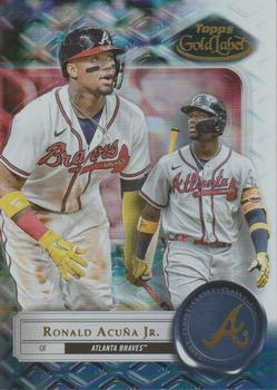2022 Topps Gold Label #13 Ronald Acuña Jr. Front