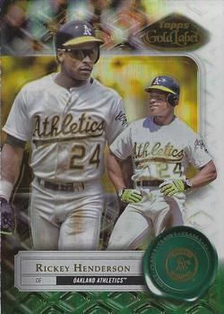 2022 Topps Gold Label #35 Rickey Henderson Front