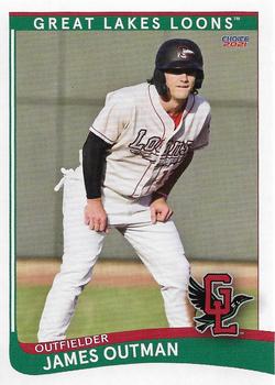 2021 Choice Great Lakes Loons #15 James Outman Front
