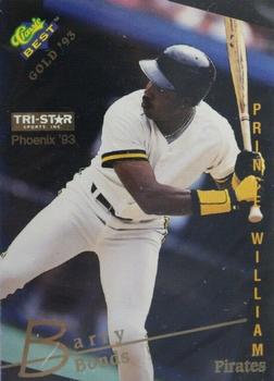 1993 Classic Best Gold - Tri-Star 93 Promos #3 Barry Bonds Front