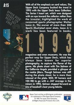 1993 Upper Deck - 5th Anniversary #A15 Tim Salmon Back