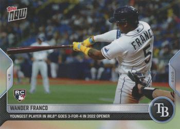 2022 Topps Now #12 Wander Franco Front