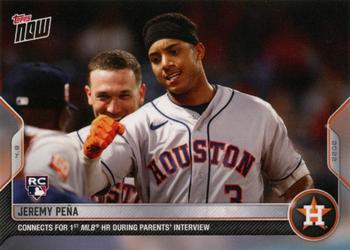 2022 Topps Now #16 Jeremy Peña Front