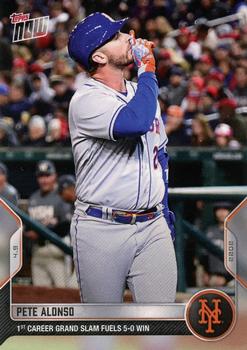 2022 Topps Now #23 Pete Alonso Front