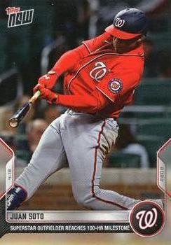 2022 Topps Now #42 Juan Soto Front