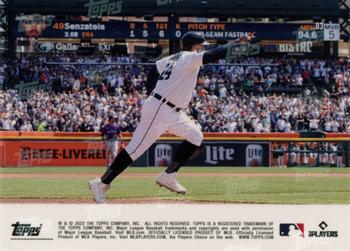 2022 Topps Now #83 Miguel Cabrera Back