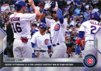 2022 Topps Now #85 Chicago Cubs Front