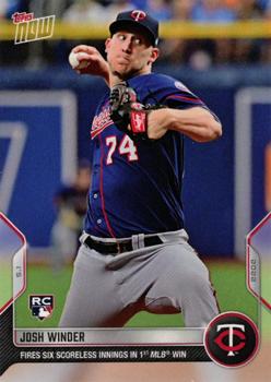 2022 Topps Now #116 Josh Winder Front
