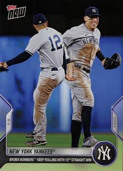 2022 Topps Now #118 New York Yankees Front