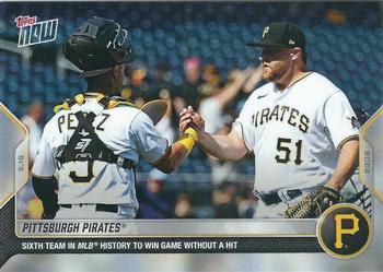 2022 Topps Now #181 Pittsburgh Pirates Front