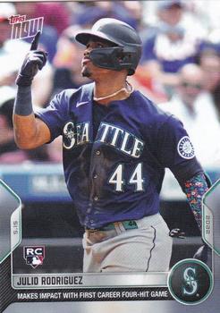 2022 Topps Now #183 Julio Rodriguez Front
