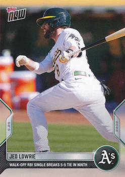 2022 Topps Now #259 Jed Lowrie Front