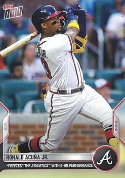 2022 Topps Now #315 Ronald Acuña Jr. Front