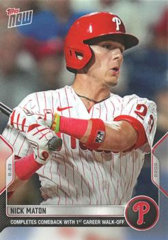 2022 Topps Now #763 Nick Maton Front