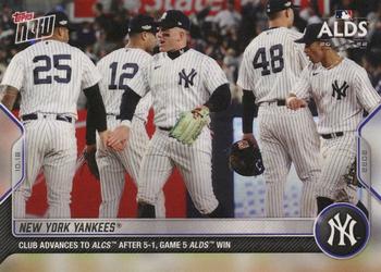 2022 Topps Now #1098 New York Yankees Front