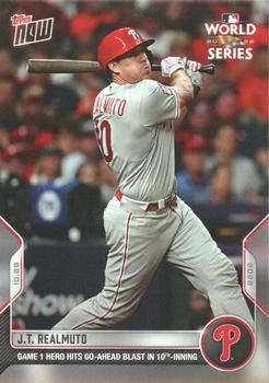2022 Topps Now #1136 J.T. Realmuto Front